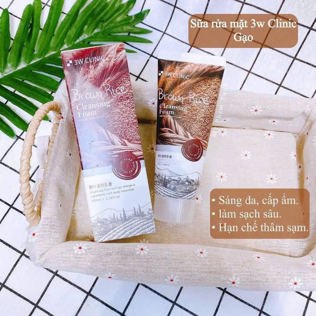 Sữa Rửa Mặt 3W Clinic Cleansing Foam 100ml