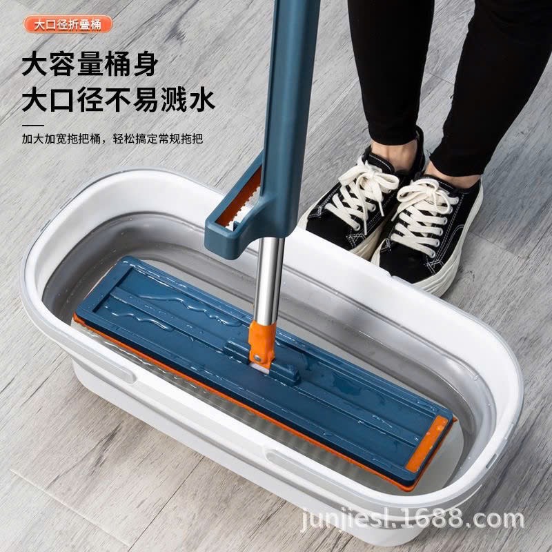 Cây lau nhà kèm chậu gấp gọn