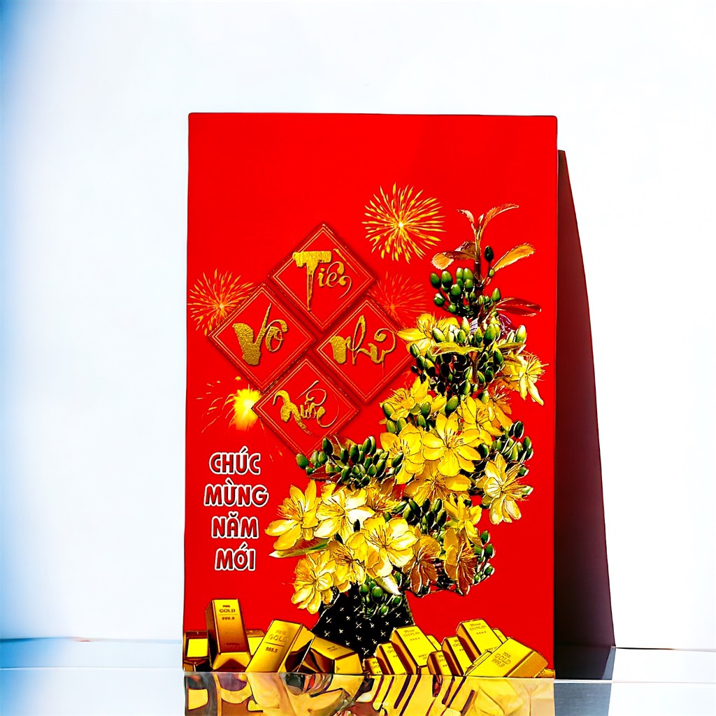 Thiệp chúc mừng năm mới 12,5x19cm