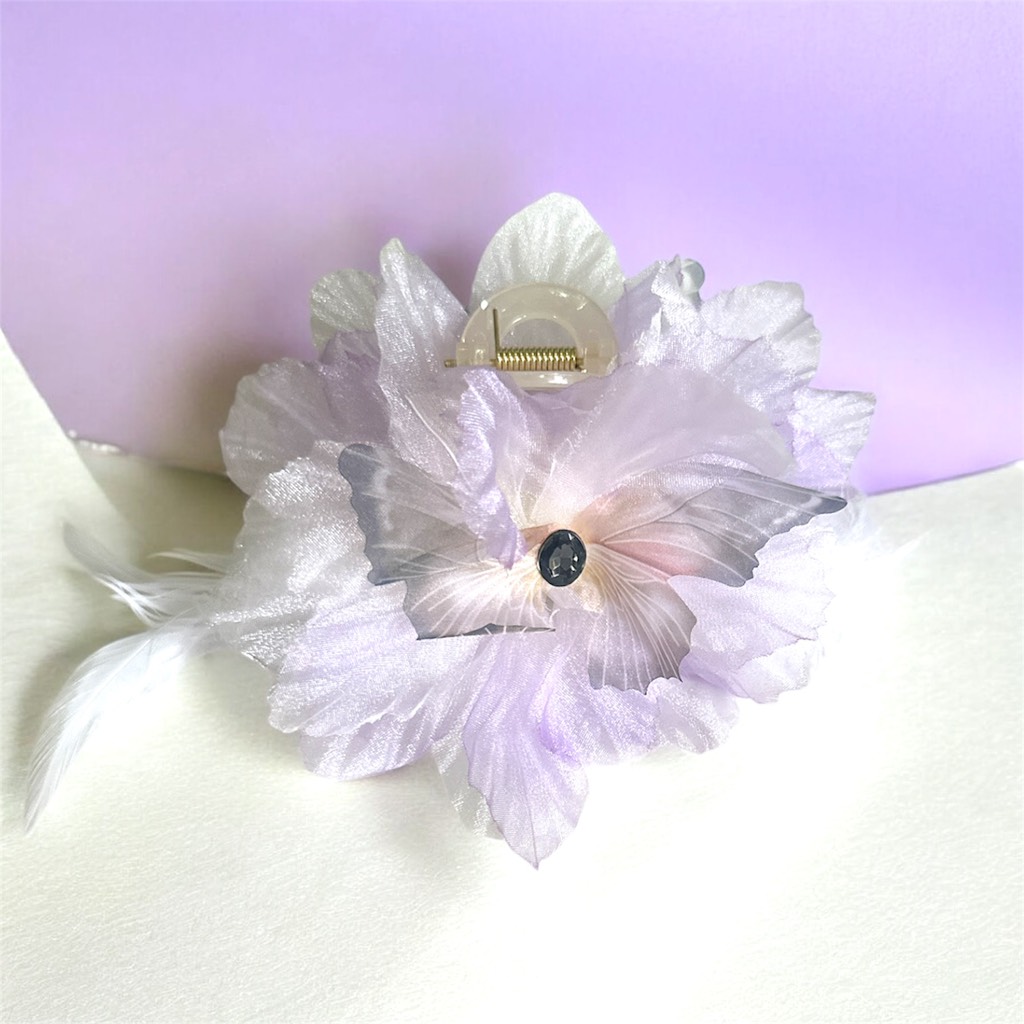 Kẹp Tóc Bướm Ma Thuật Cỡ Lớn Phong Cách Tiên Nữ