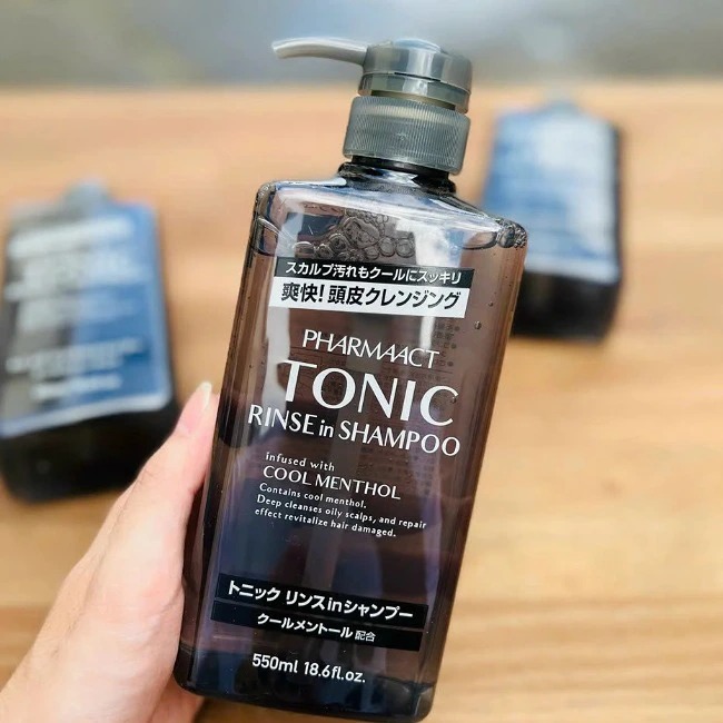 Dầu Gội Xả Cho Nam Tonic Pharmaact Rinse In Shampoo 2in1 550ml