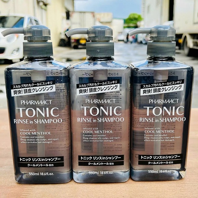 Dầu Gội Xả Cho Nam Tonic Pharmaact Rinse In Shampoo 2in1 550ml