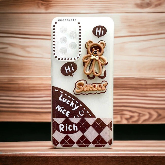 Ốp Lưng Điện Thoại Mềm SWEET Gấu Moschino Siêu Dễ Thương