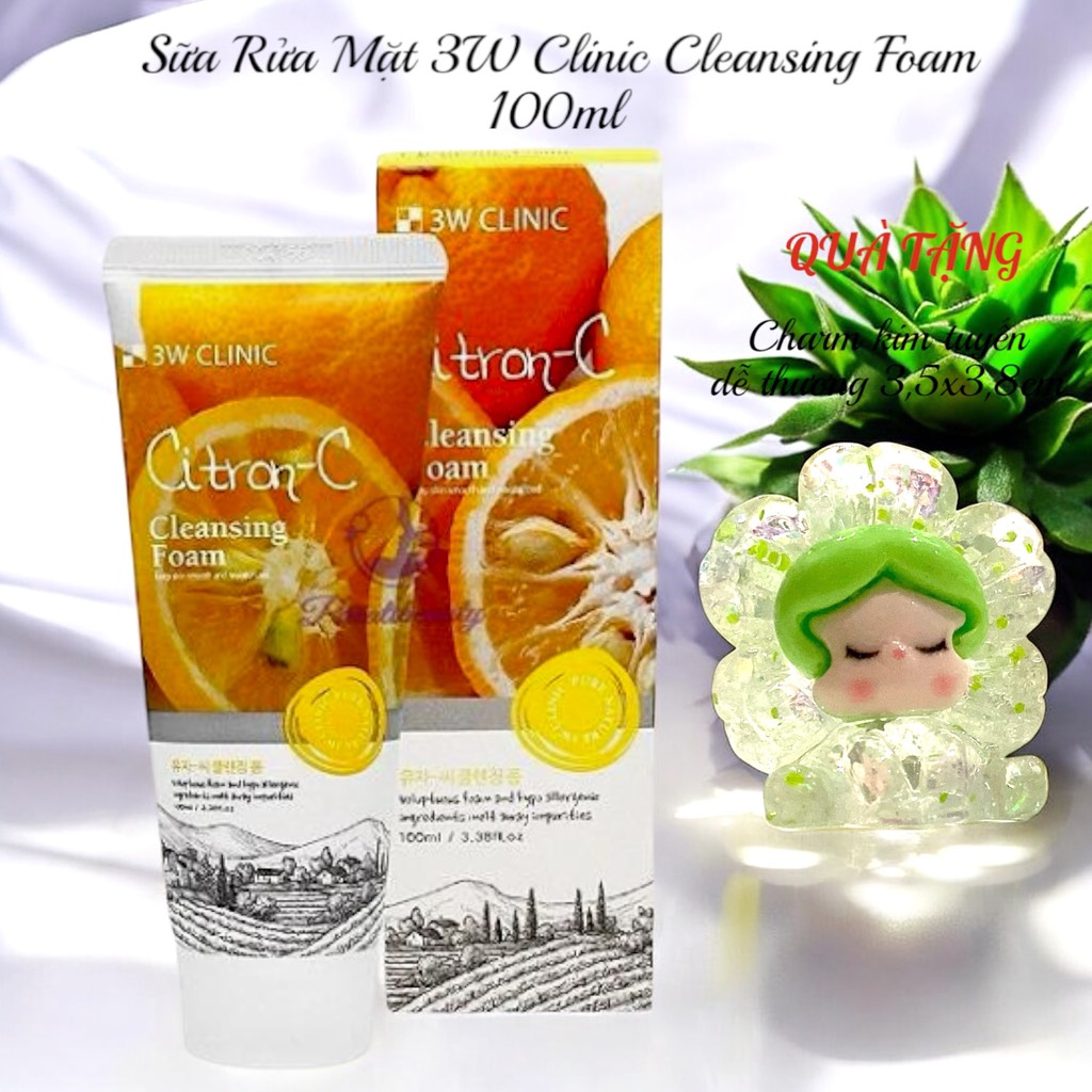 Sữa Rửa Mặt 3W Clinic Cleansing Foam 100ml