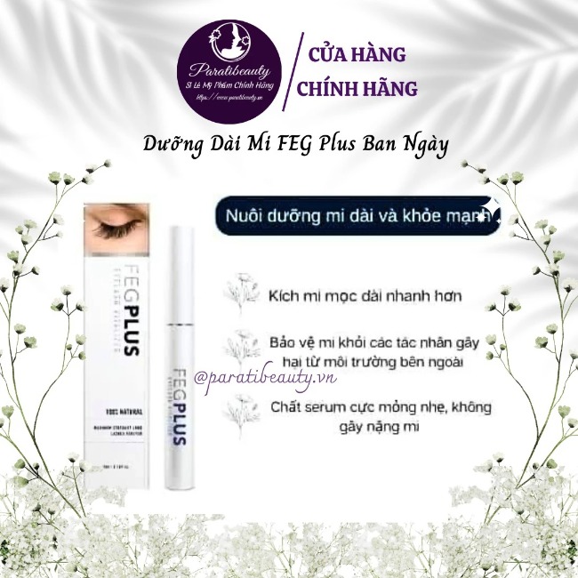 HLK Dưỡng Dài Mi FEG Plus Ban Ngày Chính Hãng 5ml_Mỹ