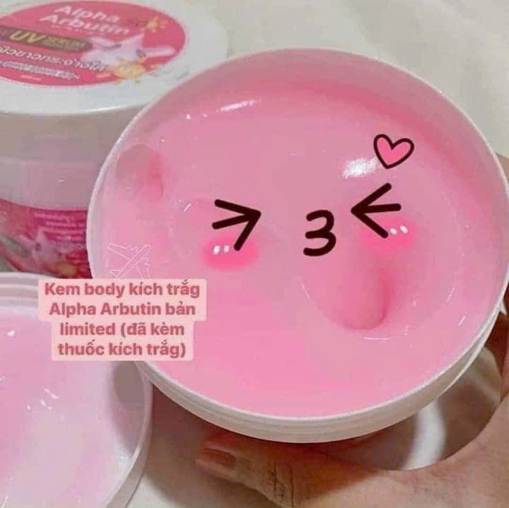 Kem Dưỡng TrChống Nắng Alpha Arbutin Collagen Body Serum SPF50 500g Thái Lan