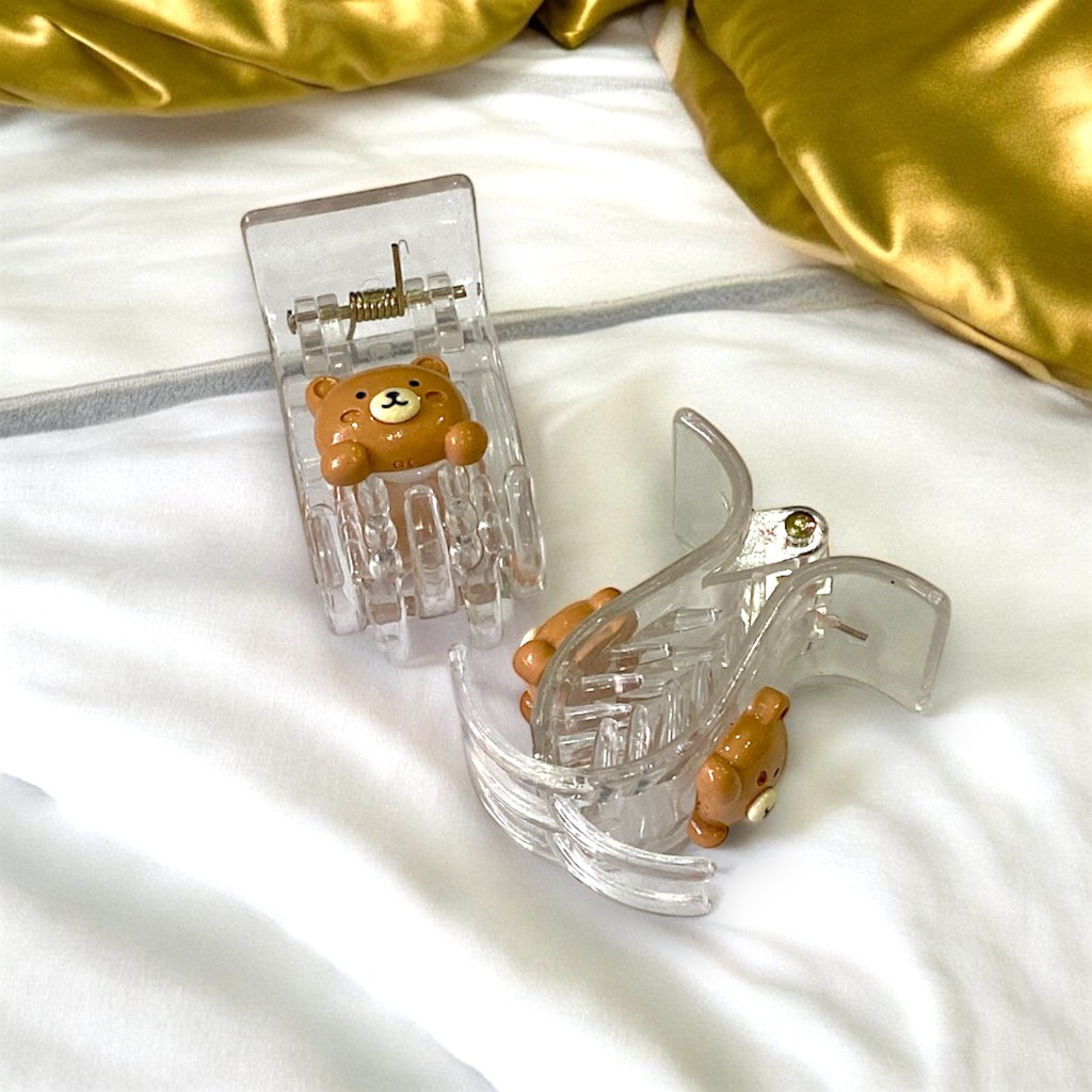 T1.Kẹp tóc càng cua 5 răng gắn charm