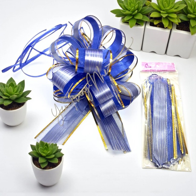 Nơ Rút Hình Bông Hoa Cẩm Tú Cầu 17x5cm (đường kính bông hoa 15-17cm)