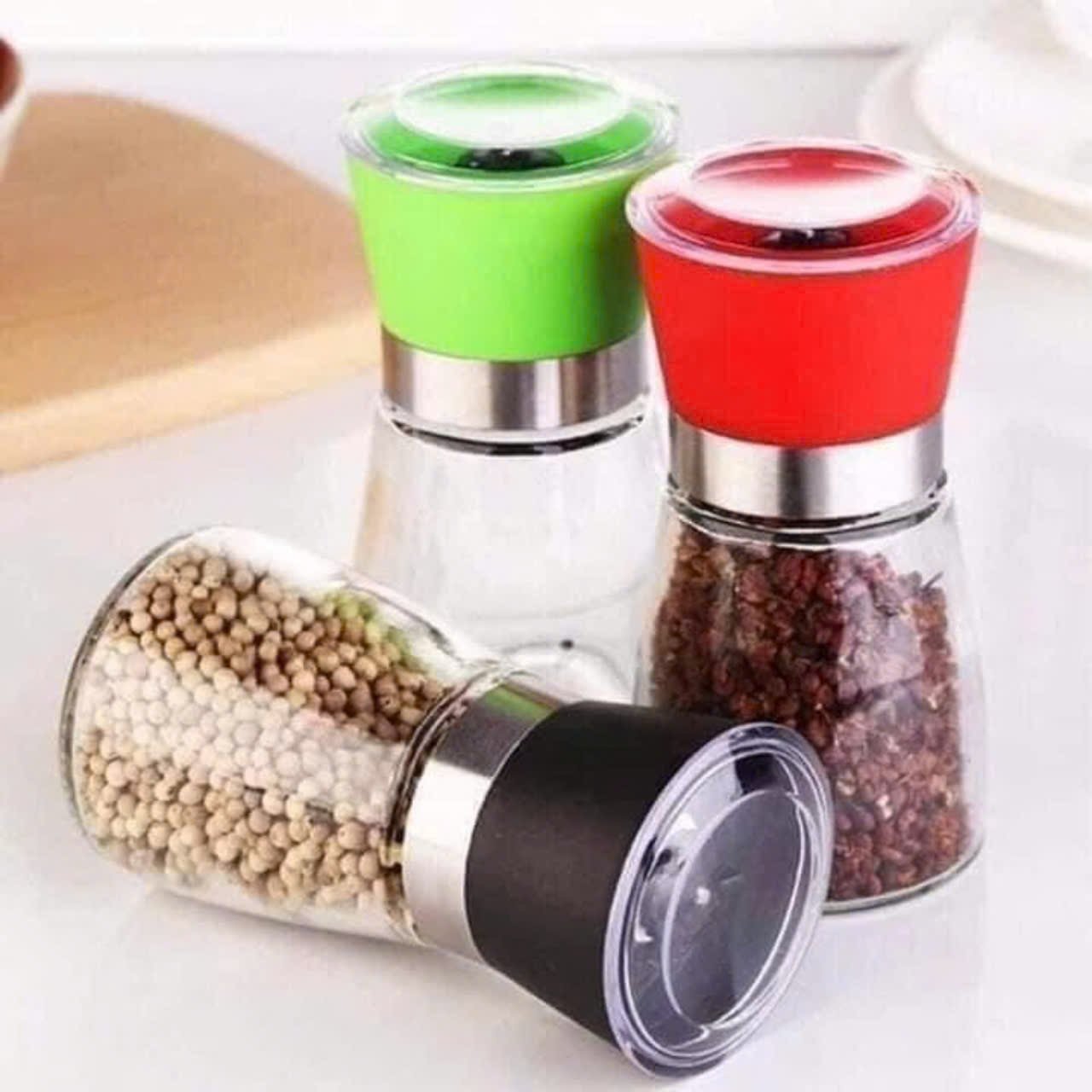 Lọ Xoay Tiêu Cầm Tay Thủy Tinh