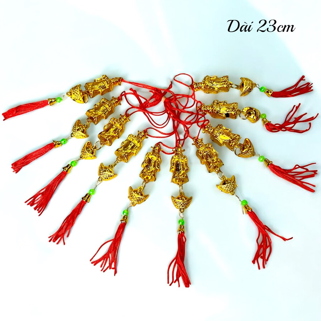 Bịch 10 dây treo thần tài trang trí Tết