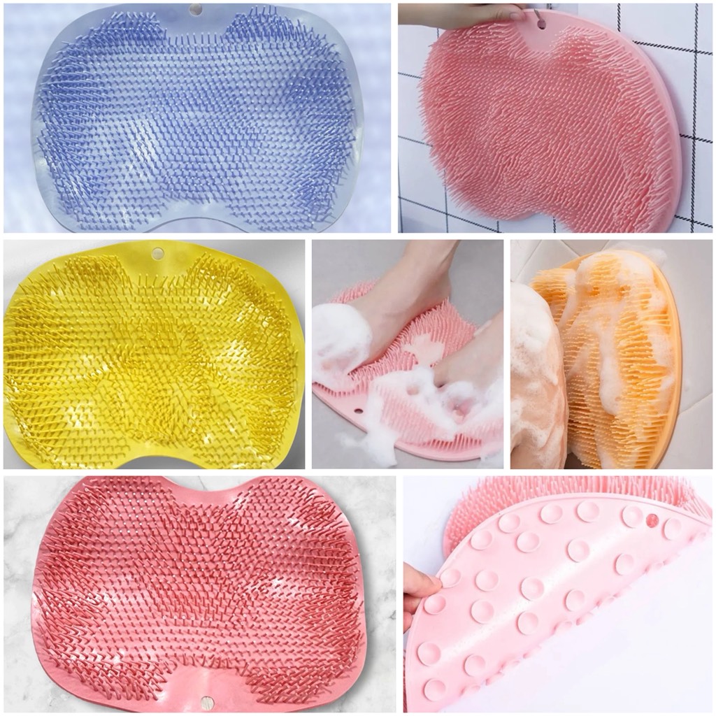 19.17 Tấm silicon massage. chà lưng đa năng chống trơn