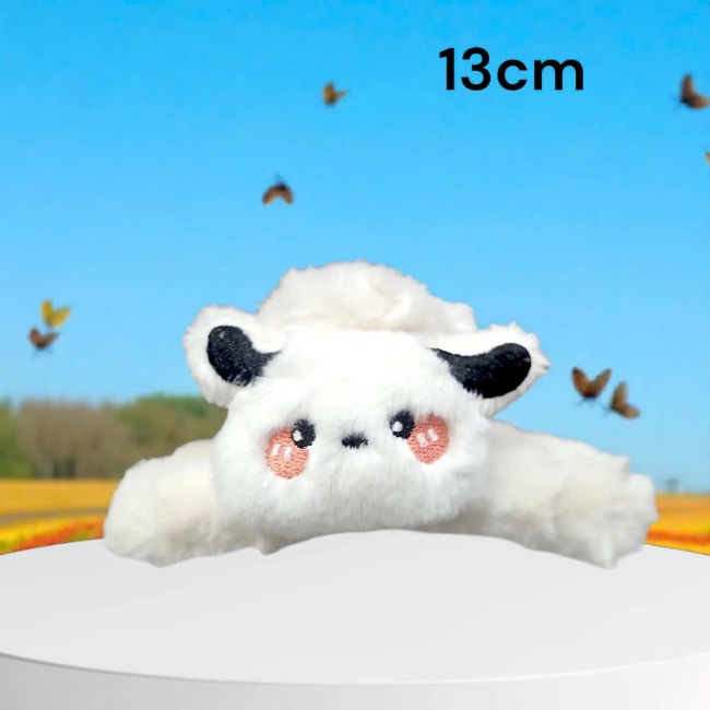 15.1 Kẹp tóc lông hoạt hình