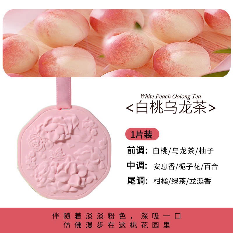 Sáp thơm xe, tủ quần áo dạng thạch cao hình hoa CLTI