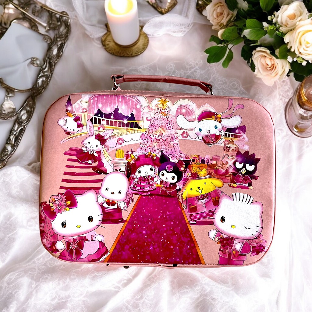 Cốp đựng mỹ phẩm Kuromi 25x19x11,5cm