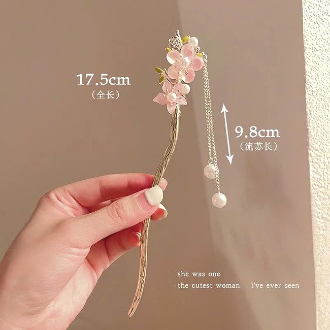 Trâm cài tóc hoa anh đào