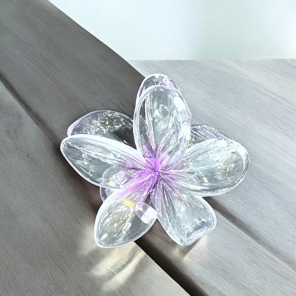 T7.1.Kẹp càng cua nhựa trong hoa sứ 8cm