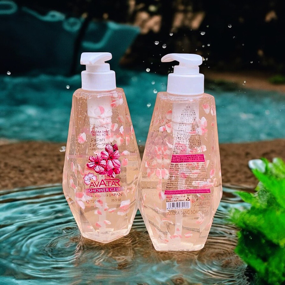 16.4.Sữa Tắm Thơm Mịn Da Hoa Anh Đào JAvatar Ojoba Nhật Bản