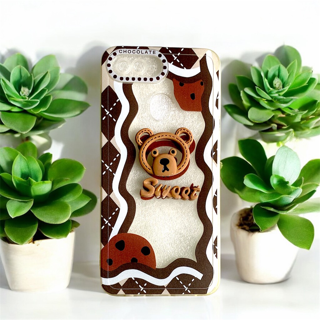 Ốp Lưng Điện Thoại Mềm SWEET Gấu Moschino Siêu Dễ Thương