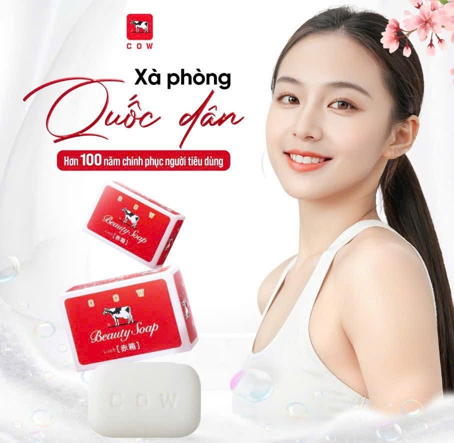 Xà Phòng Tắm Sữa Bò Cow Kyoshinsha Beauty Soap 90gr G