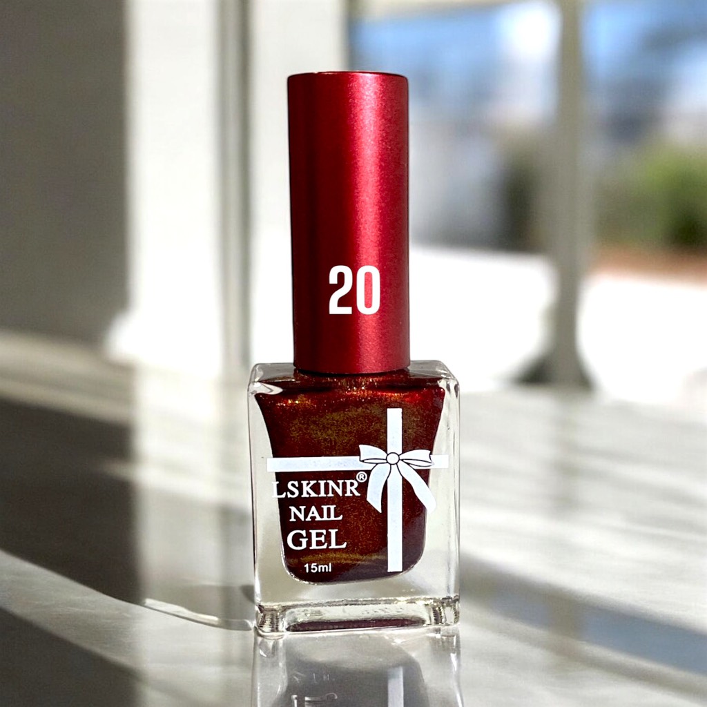Sơn móng tay chai dẹt Lskinr Nail Polish 3D Gel 15ml