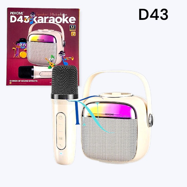 CT1. Bộ lo a bluetooth kèm mic Wekome D43