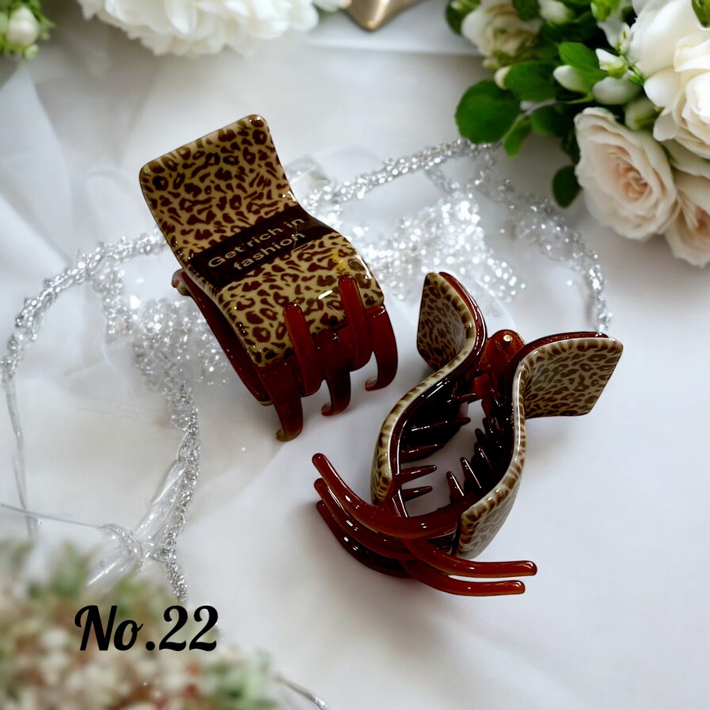 T1.Kẹp Càng Cua 5 Răng Cao Cấp Nhiều Họa Tiết Dễ Thương