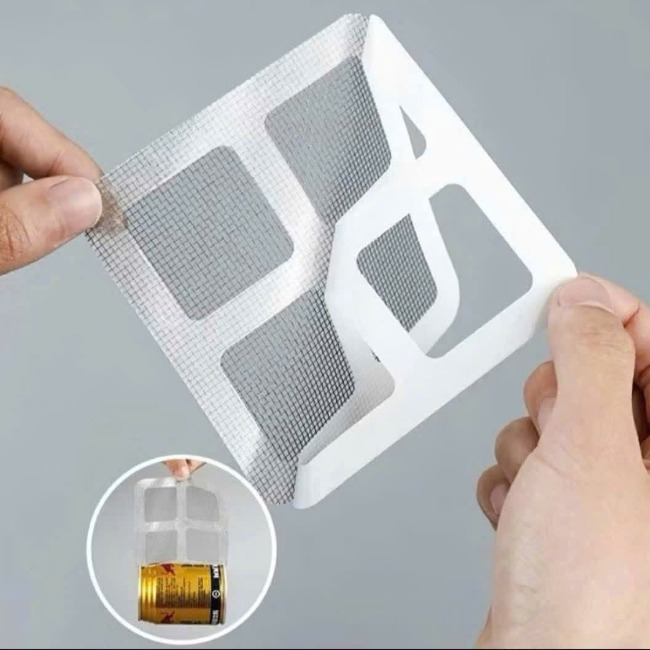 S3. Set 10 Miếng Lưới Chặn Rác Chống Tắc Nghẽn Cống Thoát Nước 10x10cm