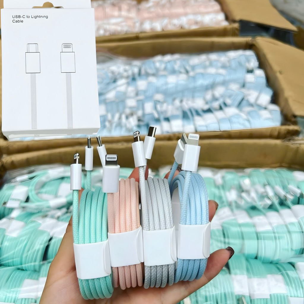 19.17 Cáp sạc nhanh 20W IP Type-C to Lightning dây dù 2m