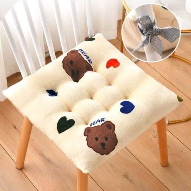 Đệm ngồi bệt hình vuông hoạt tiết mới 40x40cm