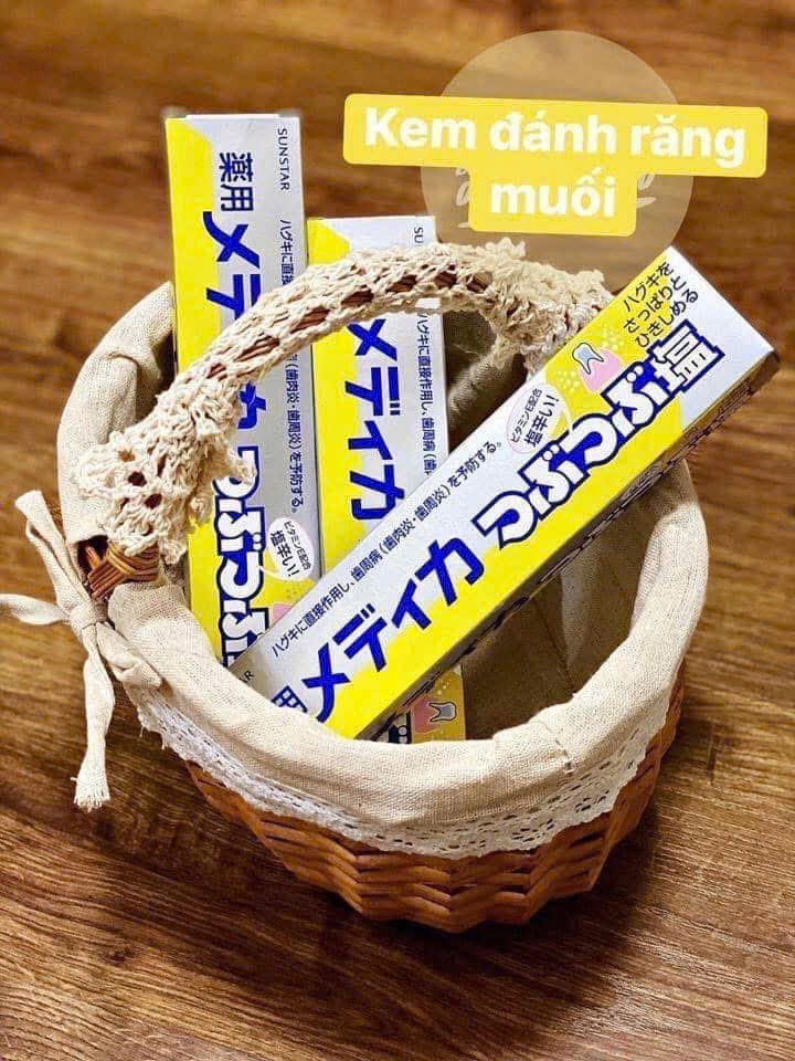 Kem đánh răng tinh thể muối Sunstar 170g