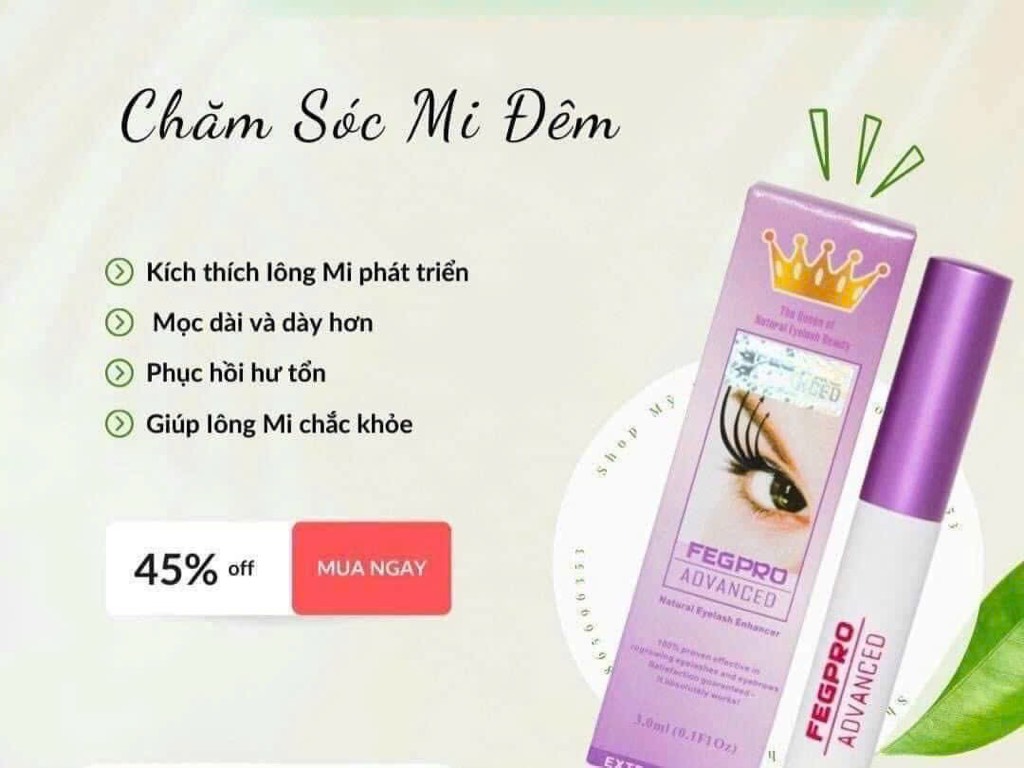 Serum Dưỡng Mi FEG Eyelash Enhancer 3ml