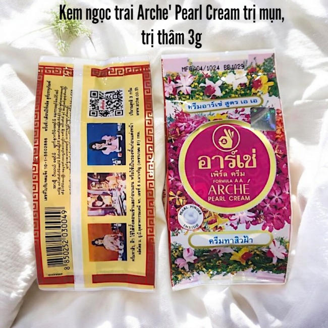 Kem ngọc trai Arche' Peark Cream trị mụn, trị thâm 3g