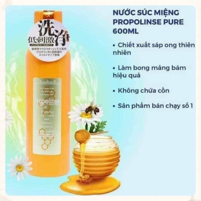 Nước Súc Miệng Proplinse Refresh Nhật Bản 600ml