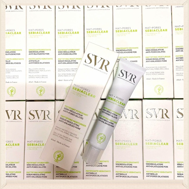Kem Dưỡng Giảm Mụn Se Khít Lỗ Chân Lông SVR Sebiaclear Mat + Pores 40ml-Pháp