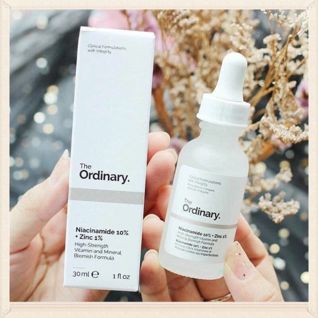Serum Dưỡng Mềm Da, Giảm Sưng, Ngăn Ngừa Mụn The Ordinary Niacinamide 10% + Zinc 1% 30ml