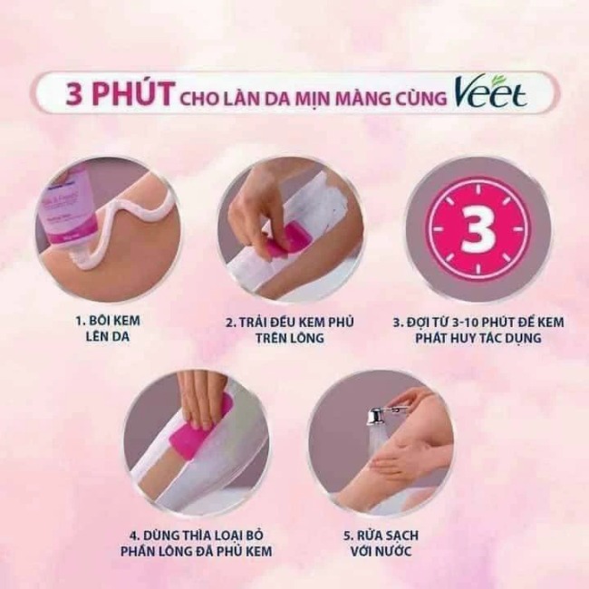 HLK-Kem Tẩy Lông Veet Cho Da Nhạy Cảm Chính Hãng Nhật Bản