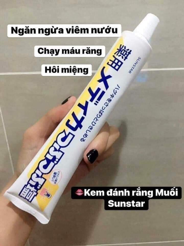 Kem đánh răng tinh thể muối Sunstar 170g