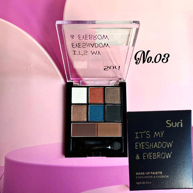 Phấn Mày Và Mắt Suri Make-Up Palette – Eyeshadow & Eyebrow Hàn Quốc