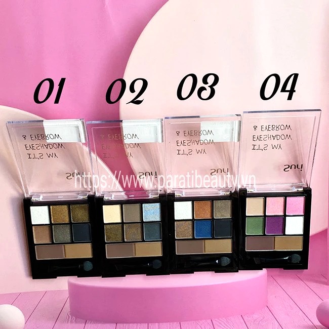 Phấn Mày Và Mắt Suri Make-Up Palette – Eyeshadow & Eyebrow Hàn Quốc