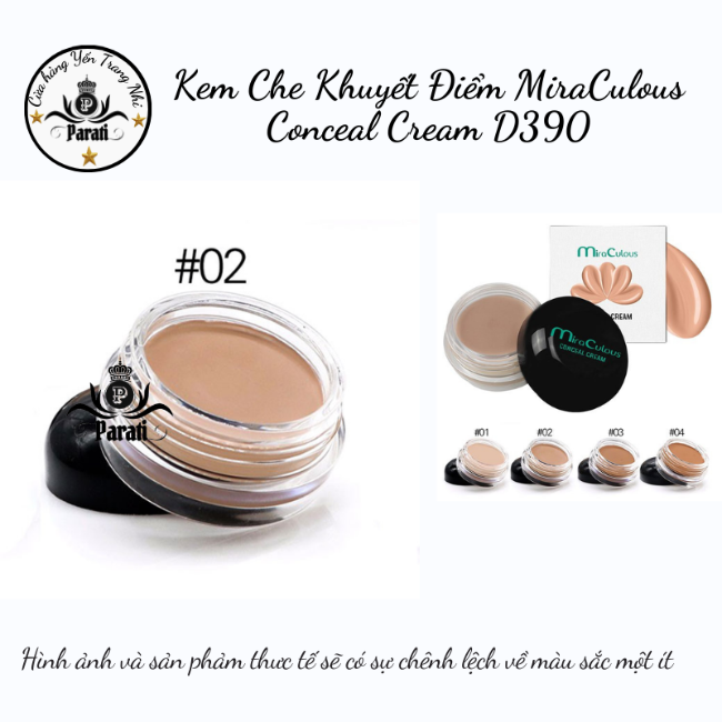 Kem Che Khuyết Điểm MiraCulous Conceal Cream D390