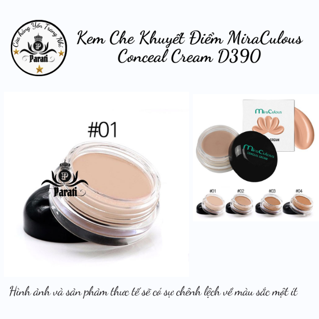 Kem Che Khuyết Điểm MiraCulous Conceal Cream D390
