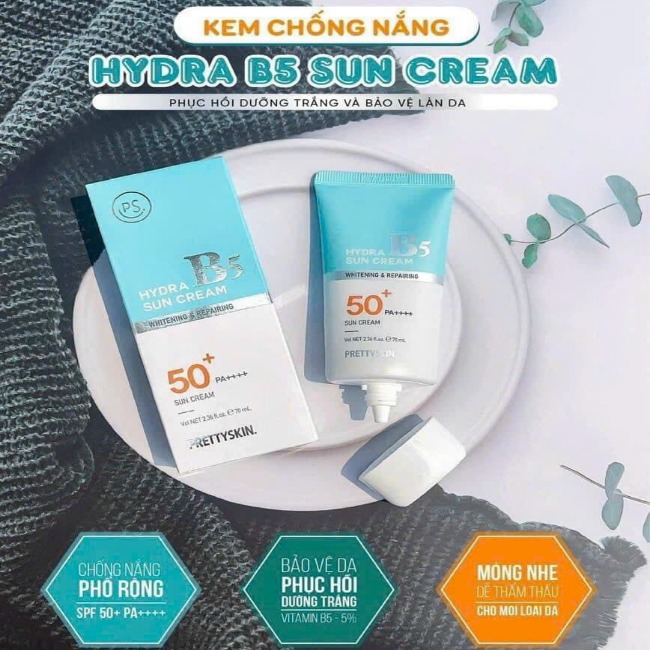 HLK-Kem Chống Nắng DD Prettyskin Hydra B5 Sun Cream SPF 50+/PA Hàn Quốc 70ml