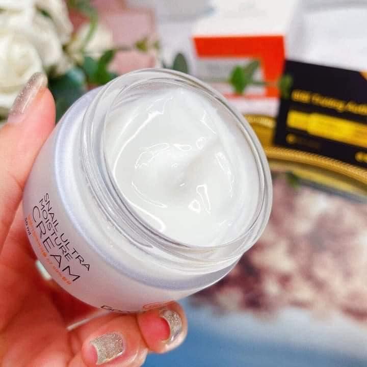 {S-T}Kem dưỡng ốc sên GoodnDoc Snail Ultra Moisture Cream Hàn Quốc 50ml