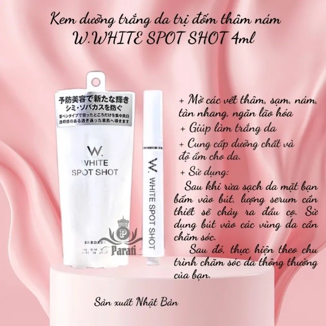 {S-T}Kem dưỡng trắng da trị đốm, thâm nám W.White Spot Shot 4ml