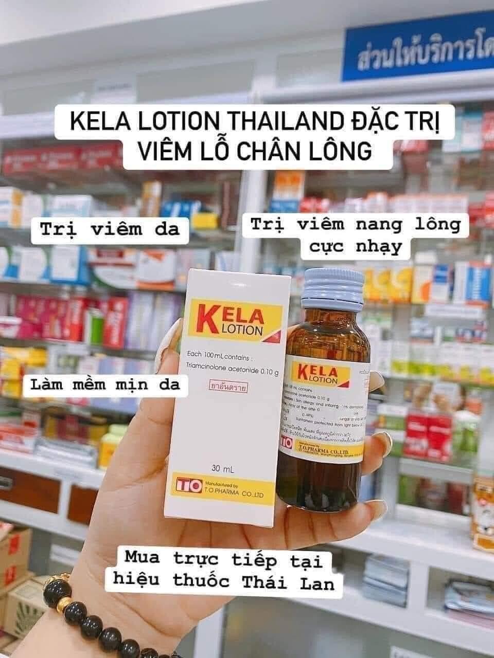 [TL]Kem Kela Lotion Đặc Trị Viêm Da, Viêm Nang Lông 30ml