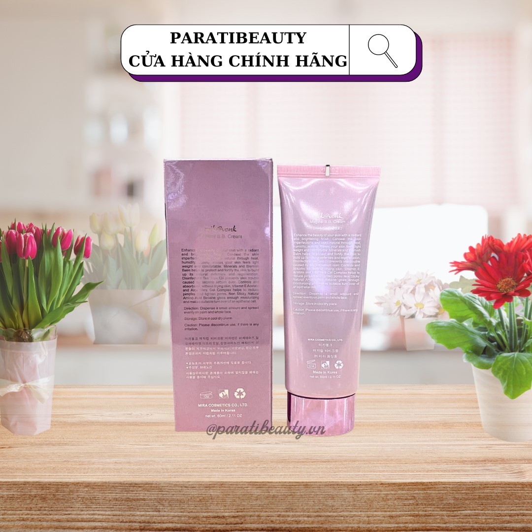 Kem Nền Trang Điểm Mik@vonk Magical BB Cream Hàn Quốc 60ml
