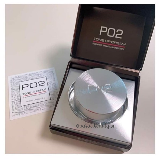 Kem Váng Sữa Nâng Tone Da PO2 Tone Up Cream Scientific Skin Cell Laboratory 50g