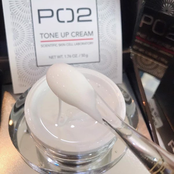 Kem Váng Sữa Nâng Tone Da PO2 Tone Up Cream Scientific Skin Cell Laboratory 50g