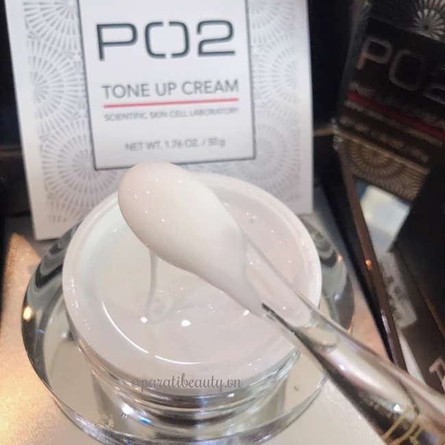 Kem Váng Sữa Nâng Tone Da PO2 Tone Up Cream Scientific Skin Cell Laboratory 50g
