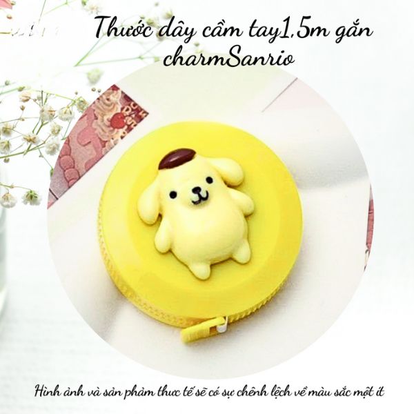 Thước dây cầm tay 1,5m gắn charm Sanrio